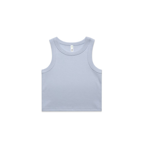 POWDER wo's-organic-rib-crop-tank-powder